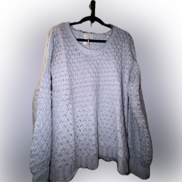In Bloom Sweaters - In Bloom Women's Cable Knit Sweater - Soft Gray